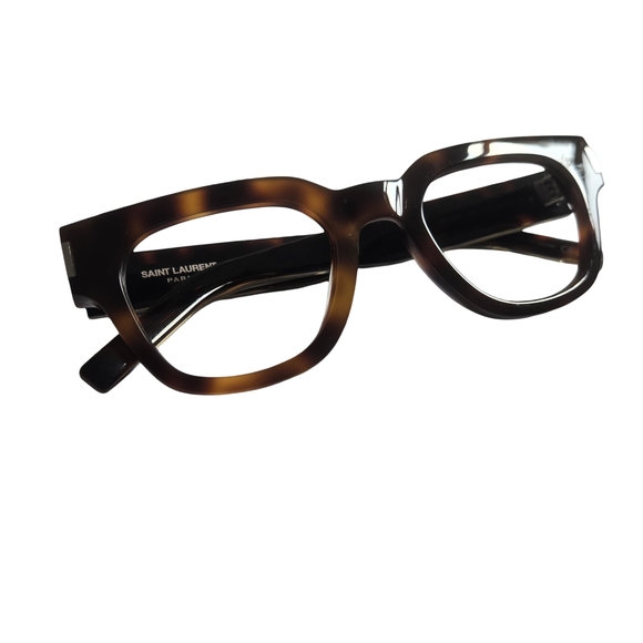 NEW Saint Laurent Tortoise Shell Glasses SL 661-001 - Picture 1 of 8